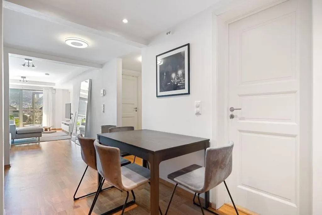 Central Bergen Apt W Balcony Apartment
