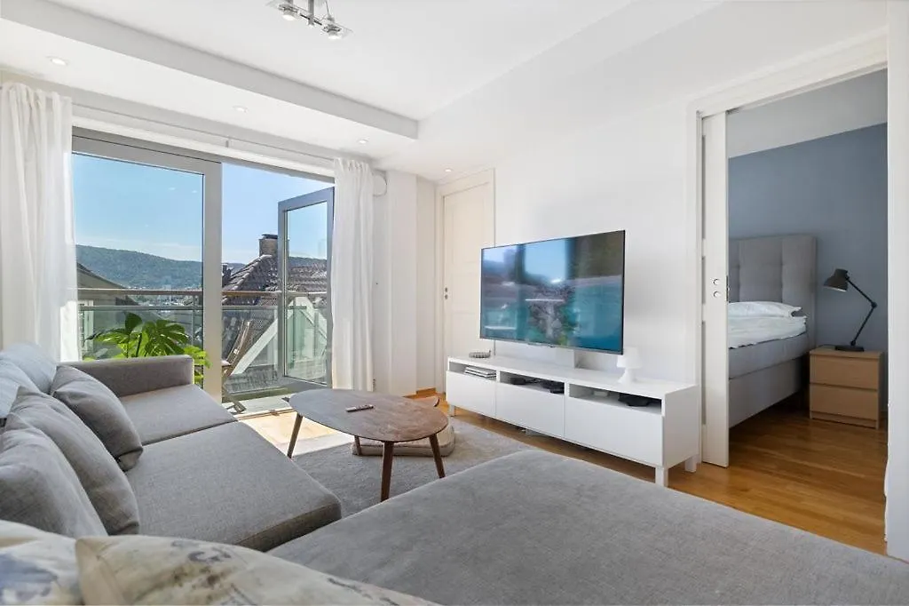 Central Bergen Apt W Balcony